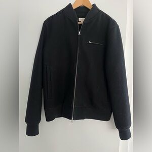 wool bomber jacket